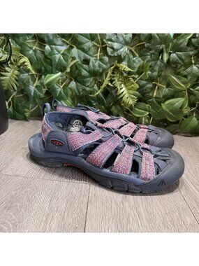 Keen Newport H2 Leather Waterproof Sandals Mens Purple Size 10 Outdoor Beach